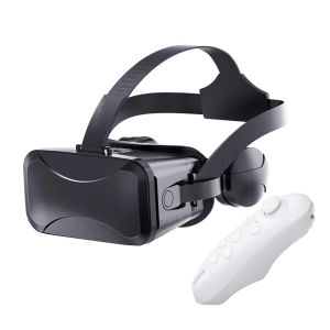 Glasses Films Video Games pour téléphone Universal 3D VR Headset Kids Adults Controller Gift Adjustable Goggles Virtual Reality Glasses