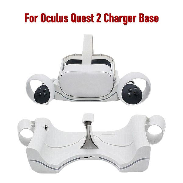 Lunettes Nouveau remplacement magnétique avec indicateur LED Station de chargement de charge pour Oculus Quest 2 VR Casque Fast Charger Holder VR
