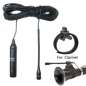 Lunettes Système de microphone de condenseur professionnel pour instrument d'instruments de musique acoustique pour saxophone de guitare violoncelle de violoncelle piano clarinette