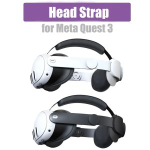 Lunettes Sangle de tête remplaçable pour le casque Meta Quest 3 VR Améliorez la sangle de tête réglable pour le confort pour Meta Oculus Quest 3 Accessoires