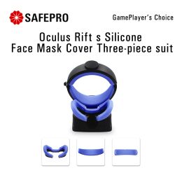 Bril Silicone Oogmasker Coverkussen voor Oculus Rift S VR -headset Antisweat oogmasker Gezichtsmasker Skin Rift S Accessoires