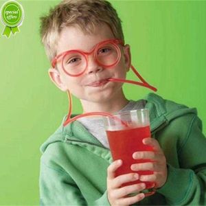 Bril Stro Grappige Zachte Flexibele Drinkbuis Verjaardag Vakantie Feest Accessoires Plastic Rietjes Kids Gift -10-80