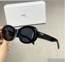 Gafas de sol para mujer con montura Retro Cats Eye Ces Arc De Triomphe Oval French High Street Drop Delivery Fashi Sun librea 534