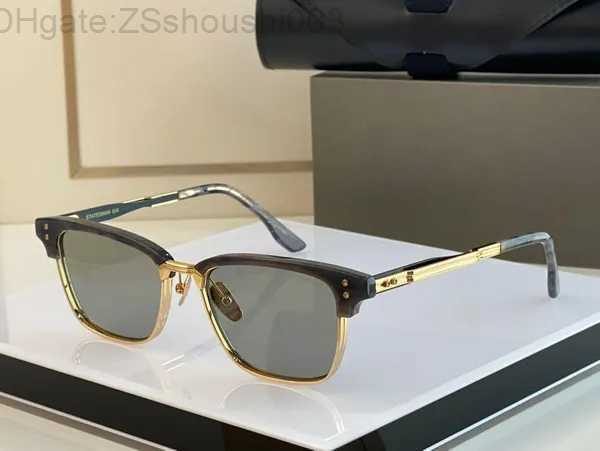 lunettes de soleil cadre tête femmes hommes de luxe haute qualité carrée garnie de lunettes de soleil en métal Mach Six grand surdimensionné ovale lunettes de conduite plage soleil en gros HSN2