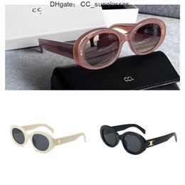 Gafas Gafas de sol Retro Ojo de gato para mujer Ces Arc De Triomphe Oval French High Street Drop Entrega Accesorios de moda Sun Livery HBM4