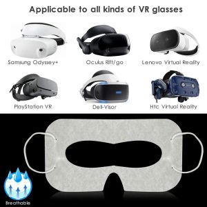Lunettes Universal Masque pour l'œil VR remplaçable VR remplaçable pour Meta Oculus Quest 3 Accessoires Headset Sweat Sweatable Couvre oculaire respirante