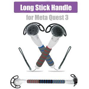 Lunettes VR Contrôlers Long Stick Handle Dual for Meta Quest 3 Sword Tennis Table Games Golf Grip Games Accessoires