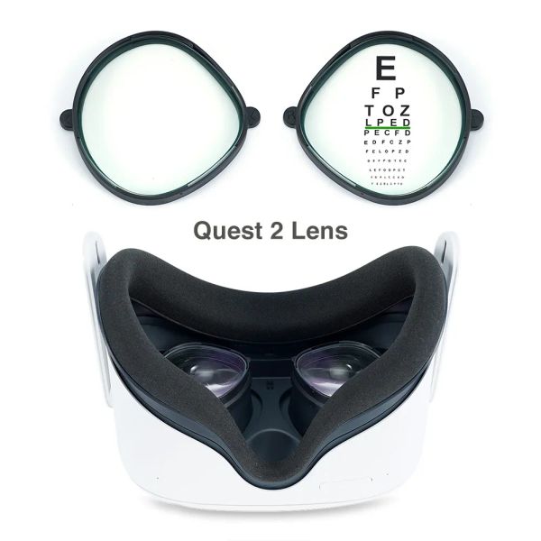 Lunettes VR Headset Myopia Glasse pour Oculus Quest 2 Lens Inserts VR Prescription Lences