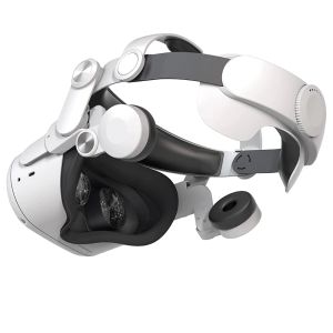 Glazen VR -headset geluidsarmuffs voor Oculus Quest 2 Elite Riem verstelbare kop Halo -riem hoofdtelefoon voor Oculus Quest 2 Accessoires