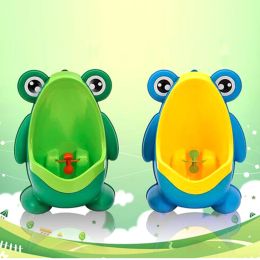 Glassnijder Frog Baby Boy Potty Toily Urinal Kids Viaje Potty Frog Frog Stand Penico Penico Pee Infantil Peddler Mural.