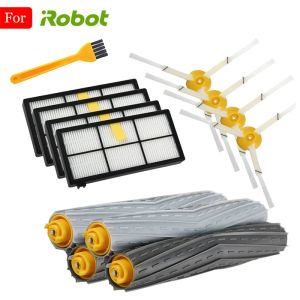 Glassnijder Kit de pièces de rechange pour filtres Hepa et brosses pour aspirateur Irobot Roomba 980 990 900 896 886 870 865 866 800