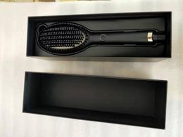 Glide Hot Brush One Step Hair Dryer Styler Volumizer Multifunctionele rechte rechterkrullende haarborstel met negatieve ionen