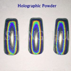 Glitter 1G Holografische poeder Nagelspiegel Poeder Chrome nagelpoeder Glitter Nagellak poolen laser eenhoornpigment voor nagels manicure