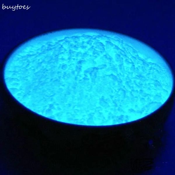 Paillettes 500g Livraison gratuite Glow dans la poudre foncée BlueGreen Luminescence Poudre de poussière, pigment de peinture lueur, pigment de poudre d'émail à ongles