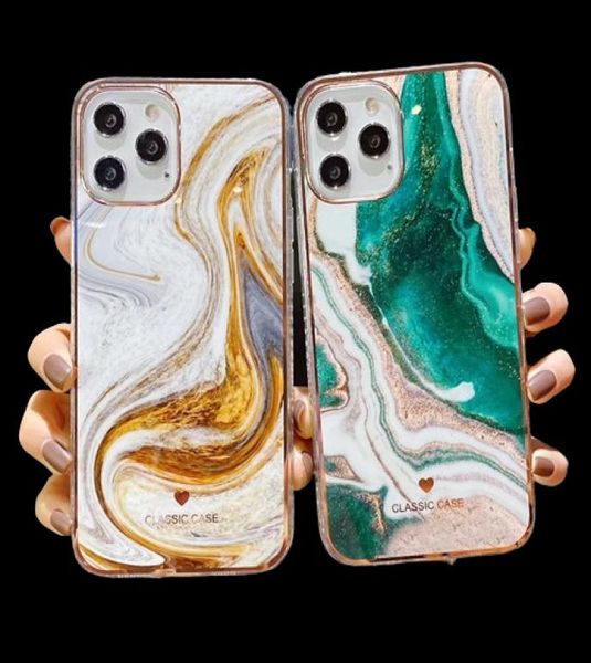 Gradiente de brillo Mármol Textura de textura Cajones para iPhone 14 13 11 12 11Pro Max XR XS MAX X 7 8 más 11Pro 12 BUMPER APROBADO ATRÁS 2861608