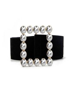 Glitter strass strass ceinture de luxe designer noir grandes ceintures larges pour femmes taille robe filles femme ceinture de chasteté mode Y1152101