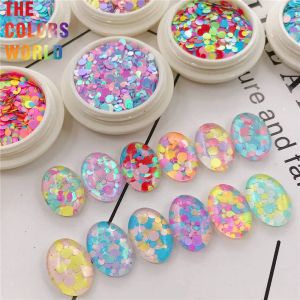 Glitter TCT292 Sugar Colors Candy Round Dot Nagels Glitter Nagels Art Decoratie Body Glitter Make -up Schilder Painting Gel Festival DIY