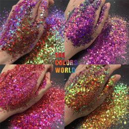 Paillettes TCT598 Chunky Chameleon Color Shift Nail Nail Art Art Decoration Manucure Tumblers Crafts Festival DIY Festival ACCESSOIRES