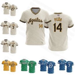 Glnnik1 Dominican Hall of Fame Baseball Jersey Aguilas Cibaenas 27 Lima 14 Pena 4 Tejada 3 Llenas Tigres del licey 9 Olivo 7 Mota 1 Vargas Leones