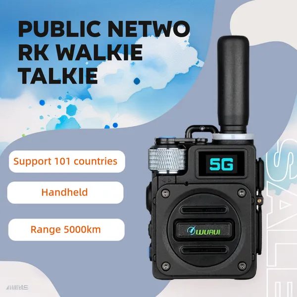 Talkie-walkie du réseau public mondial 4G Petit talkie-walkie portable à l'étranger commercial civil professionnel bidirectionnel extérieur talkie-walkie 5000 km