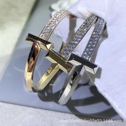 Wereldwijde mode luxe sieradenarmband voor het tonen van liefde wijd roségouden armband vrouwelijk met gemeenschappelijke tifanly