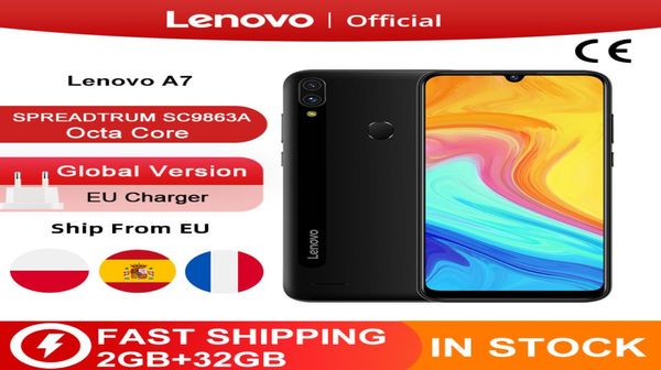 Global Verdion Lenovo A7 Smartphone Octa Core 2GB 32GB 6 pulgadas Pantalla HD 4000mAh Cámara dual CellPhone6874717