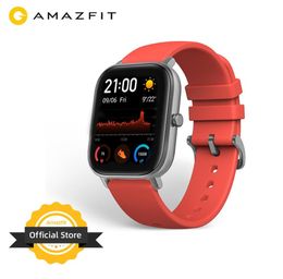 Global Version Amazfit GTS Smart Watch 5ATM Waterdicht zwemmen Smartwatch Nieuwe 14 dagen batterij bewerkbare widgets voor Android9712480