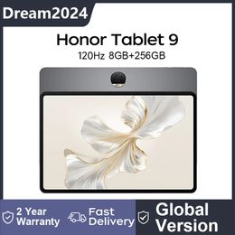 Version globale PAD HONNE 9 12.1 "2,5k 8 + 256 Go 120Hz Protection oculaire en plein écran Snapdragon 6 Gen1 8300mAh Batterne