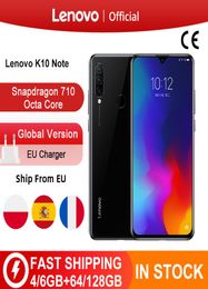 Versión global Lenovo K10 Note Z6 Lite 64GB 128GB Snapdragon 710 Octa Core Triple Back Cams 63 pulgadas Gota de agua 4050mAh1926265