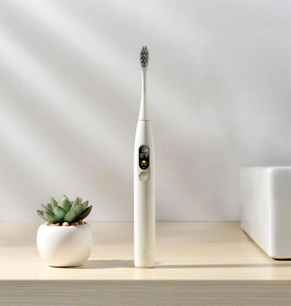 Version globale Mijia Oclean X Brosse à dents électrique Adult Adult Imperproof Ultra Automatic Fast Charging Bross Brush1740567