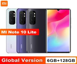 Version globale Xiaomi Mi Note 10 Lite 6 Go 128 Go Snapdragon 730G Octa Core 64MP Quad Camera Smartphone 5260MAH 647QUOT AMOLED6702366