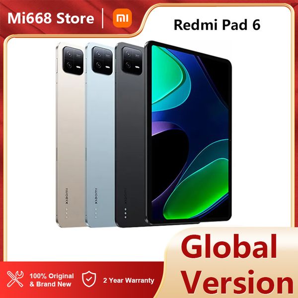 Versión global Xiaomi MI Pad 6 Tableta Snapdragon 870 11 pulgadas 144Hz 2.8K Display 4 altavoces estéreo 8840MAH 33W Cargador rápido