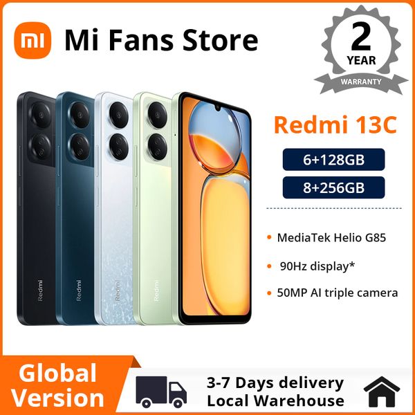 Versión Global Xiaomi Redmi 13C MIUI 14 Smartphone 90Hz 6,74 