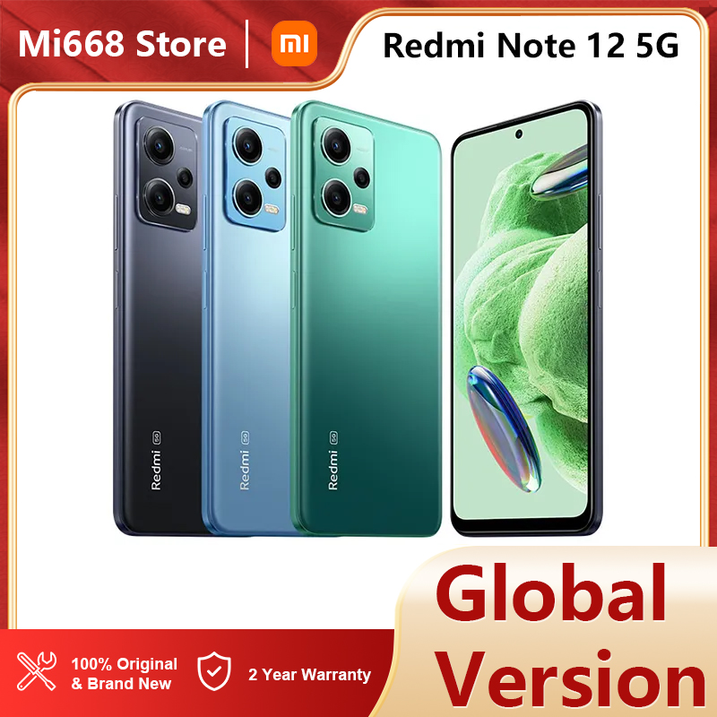 الإصدار العالمي Xiaomi Redmi Note 12 5g Smartphone 6.67 