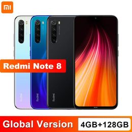 Version mondiale Xiaomi Redmi Note 8 4GB 128GB Snapdragon 665 Octa Core Smartphone 63 pouces 48MP Quad caméra arrière téléphone portable 4331205