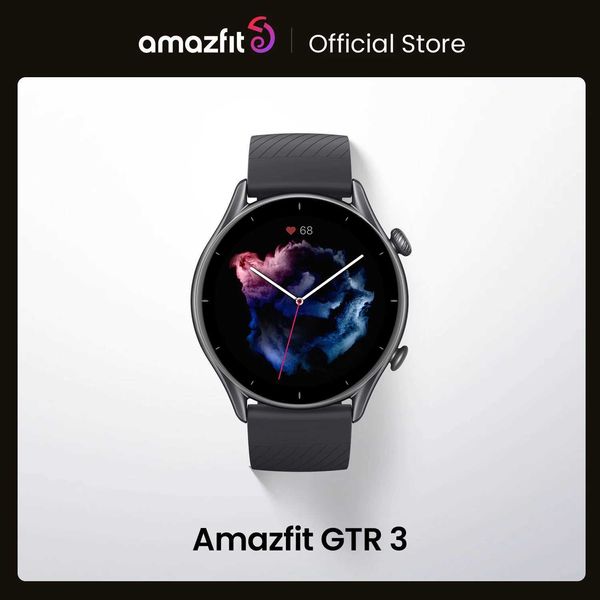 Global Watches Version Amazfit GTR 3 GTR3 GTR-3 Smartwatch 1.39 Affichage AMOLED Zepp OS Alexa GPS Smart Watch pour Android iOS - 1.9 I