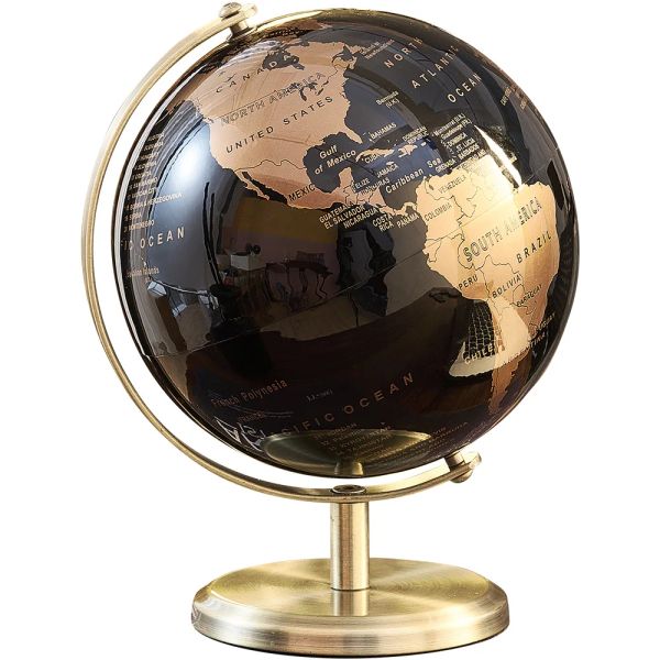 Globe Desktop Decor Globe Geography Kids Education Creative Home Decor Accessoires rétro globe mondial moderne Globe de carte du monde d'apprentissage