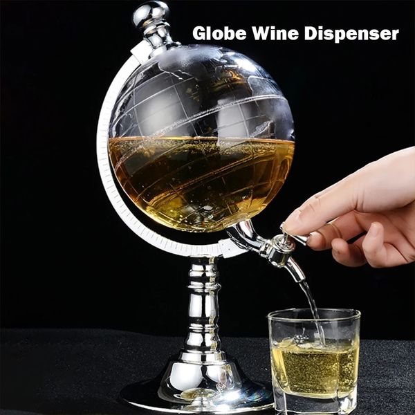 Distributeur en forme de Globe 35L, outils de Bar à vin, boisson alcoolisée, accessoire de fête en Club pour liqueurs, boissons au whisky, 240315