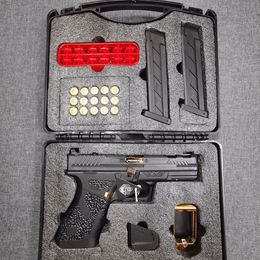 Glock para Armas de juguete G1, pistola Manual de Airsoft, pistola suave para niños, Armas de bala, pistola de retroceso, regalos neumáticos para adultos Cespm