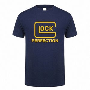 Glock Perfecti T shirt Summer Men Men de courte manche Cott Glock Tshirt Man Tops Tee LH-061 L0WV #