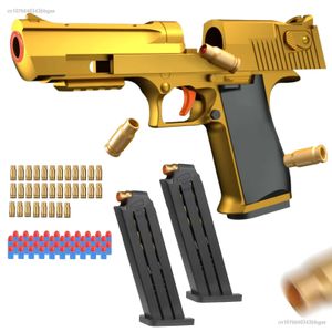 Glock Toy Gun Balles molles et balles de gel respectueuses de l'environnement Jouet Onde de choc en mousse avec 40 Jeu de tir Eva Darts 240220