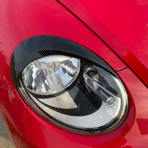 Gloss Black Headlight Trim Trim Cover lampe lampe de lampes Lumières Light Sticker pour les cils pour Volkswagen VW Beetle 2012-2018 Accessoires