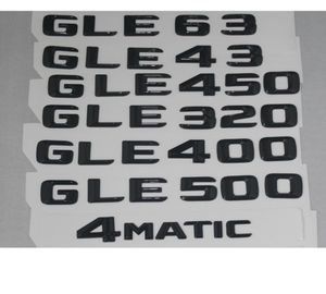 Gloss Black Trunk Letters Number Badge Badges Emblem voor GLE43 GLE63 GLE450 AMG GLE320 GLE400 GLE500 GLE550 4MATIC9455412