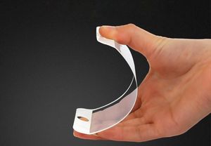 Protecteur d'écran en verre trempé à bord incurvé 3D en Fiber de carbone brillant pour iPhone 8 7 6 6S Plus verre trempé transparent HD