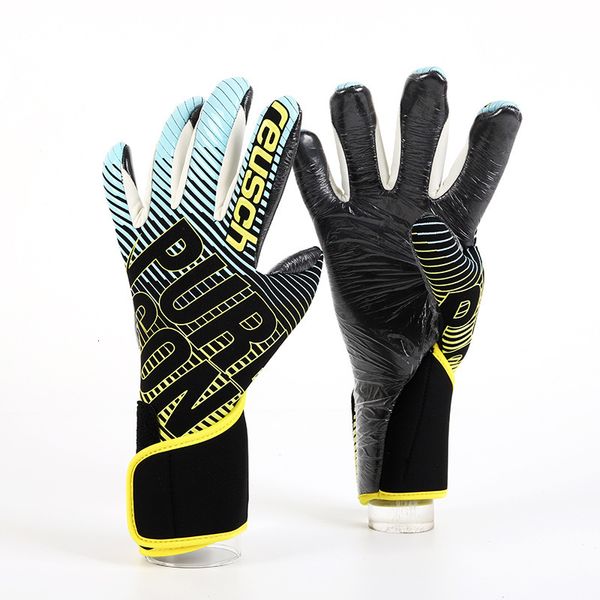 Guante de lujo a prueba de viento, cálidos guantes deportivos de alta calidad, guantes de portero de látex, fútbol engrosado, adultos, partido, portero de fútbol, portero de fútbol