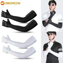 Gants 1pair cool hommes femmes manches bras gants de manches à cyclistes de pêche à vélo de pêche sport de protection des bras de protection couverture de protection UV