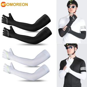 Handschoenen 1Pair coole mannen dames arm mouw handschoenen met fietsen mouwen vissen fiets sportbeschermende armwarmers uv beveiligingsbedekking