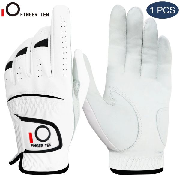 Gants 1 pièces nouveaux gants de Golf pour hommes Cabretta cuir main gauche droite Weathersof Lh Rh Fit petit moyen ML grand XL livraison directe