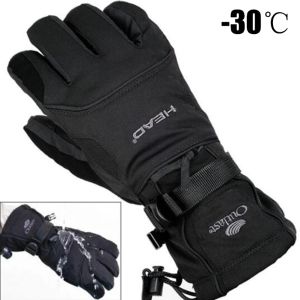 Gants 2022 Gants de ski pour hommes Gants de snowboard en polaire Motoneige Moto Gants d'hiver Coupe-vent imperméables Gants de neige unisexes