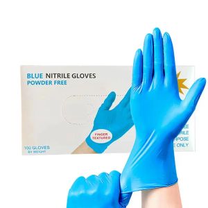 Handschoenen 20 stks blauwe nitrilhandschoenen voor keukenreiniging auto reparatie tatoeage handschoenen vaatwashandschoenen waterdicht poedervrij